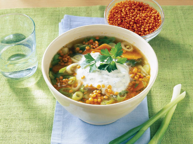 Лагана јела са сочивом